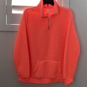 No Boundries juniors jacket, size 15-17, neon orange, lightweight, like new.
